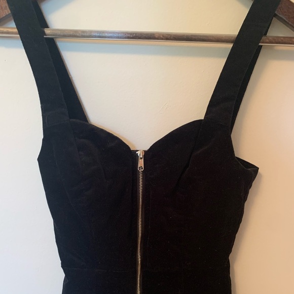 H&M Velvet Zip Up Dress - Picture 3 of 5